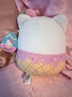 Squishmallows Hello Kitty Ice Cream Cone Plush Stuffed Animal White/Pink Tag — photo 2