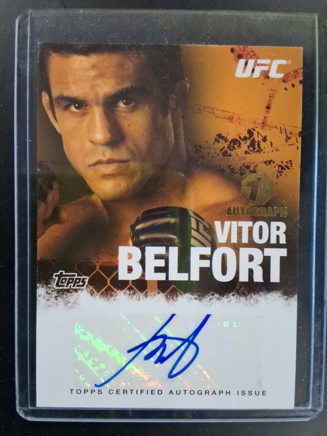 2010 Topps UFC Series 4 Vitor Belfort 1st Auto Autograph Rookie RC