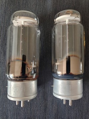 GM-70 Copper Plate Russian Tubes  NOS 2pcs. #2 Vintage Soviet.