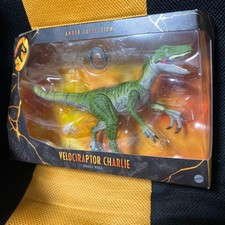 Amber Collection Velociraptor Charlie Figure Jurassic