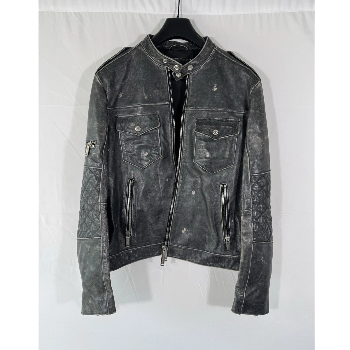 Dsquared2 Leather Outer Shell Jackets for Men for Sale | Shop New 