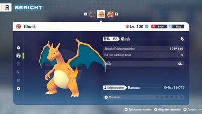 Kampfbereites  # Elite Glurak  PVP ZA 6IV | Pokemon Legenden: Z-A