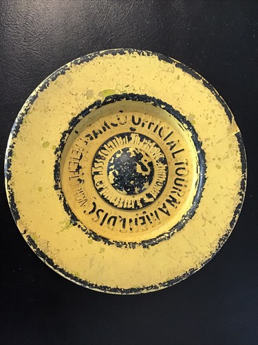 vintage shuffleboard puck St. Pete Florida Tournament