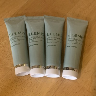 4x ELEMIS BODY EXOTICS - White Lotus & Lime Shampoo - 30ml