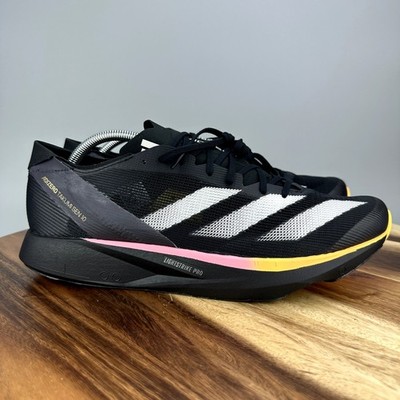 Adidas Adizero Takumi Sen Low Men's 11.5 Running Race Shoes Black Spark ID2793 