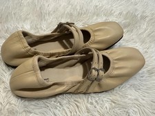 Free People Mary Jane Ballet Flats Gemini Tulle Pink size 10