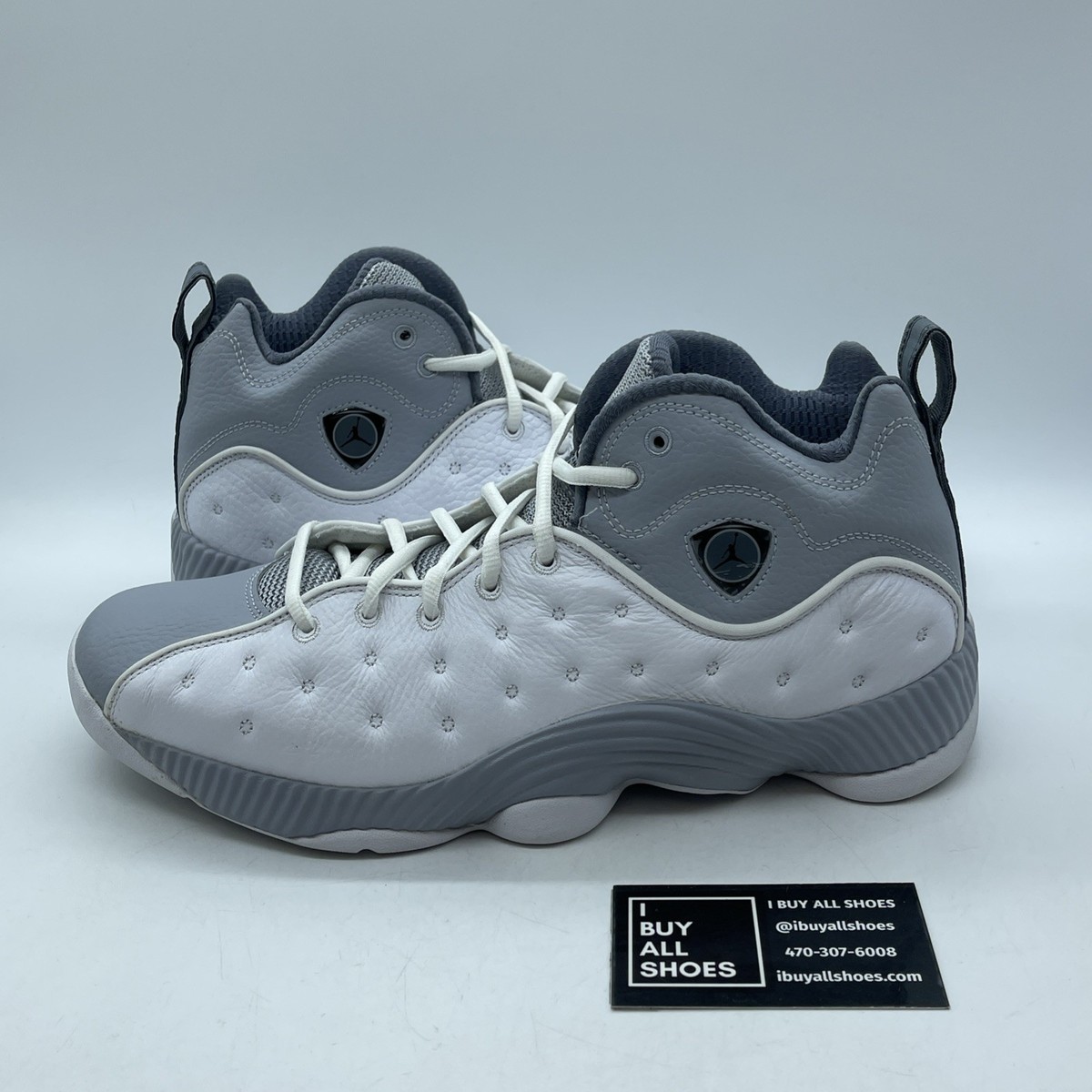 Size 11 - Jordan Jumpman Team 2 White Grey Leather (819175-103) | eBay