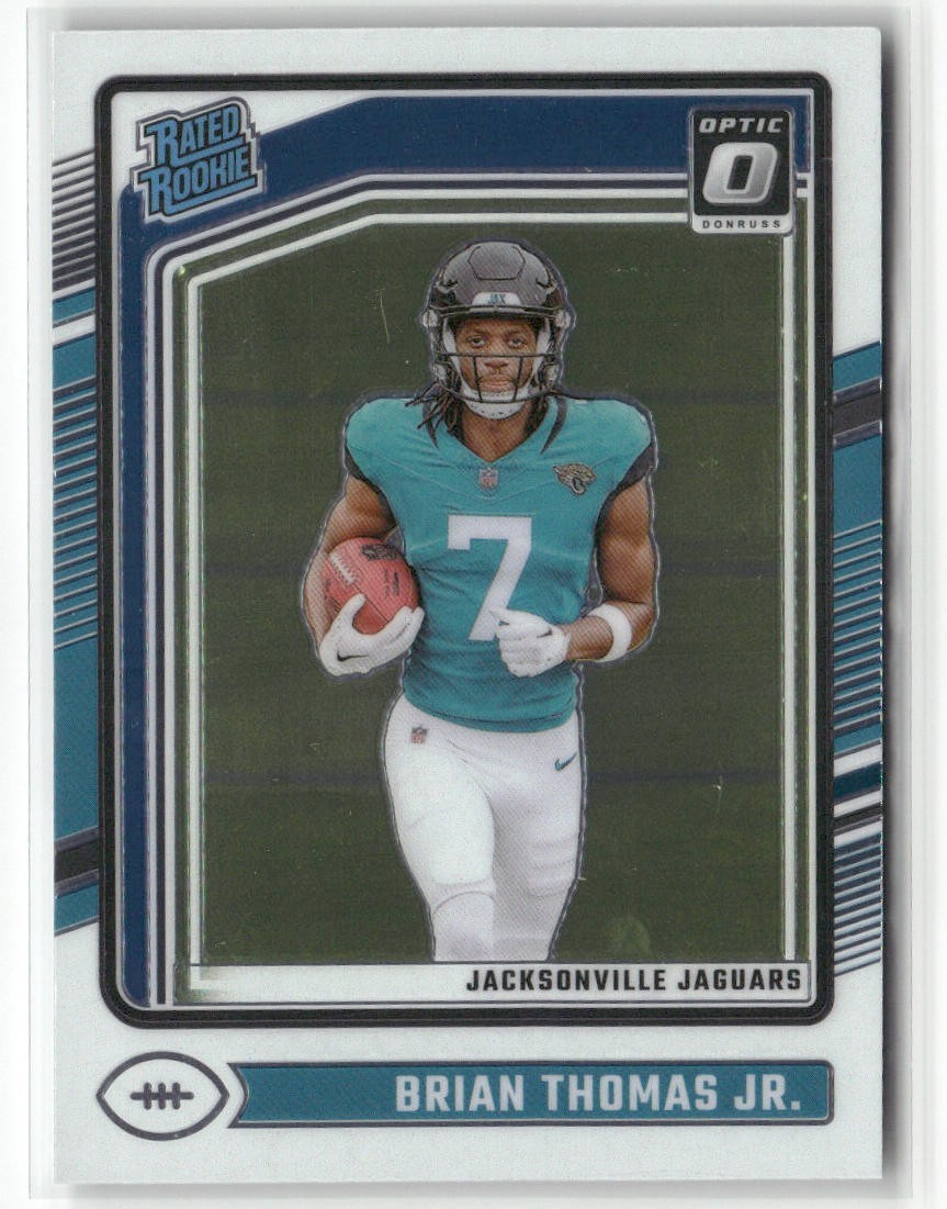 2024 Panini Donruss Optic - Rated Rookie Brian Thomas Jr. #214