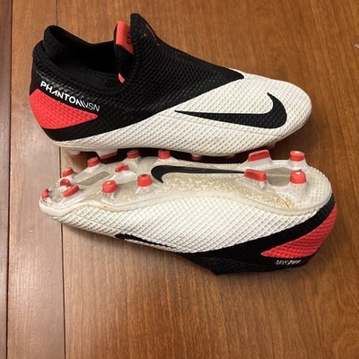 Nike CD4156-106 Mens Phantom VSN 2 Academy DF Soccer Cleats White/Black Size 5.5