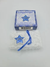 2000 Longaberger Basket Century Celebration Basket Tie-On - NIB