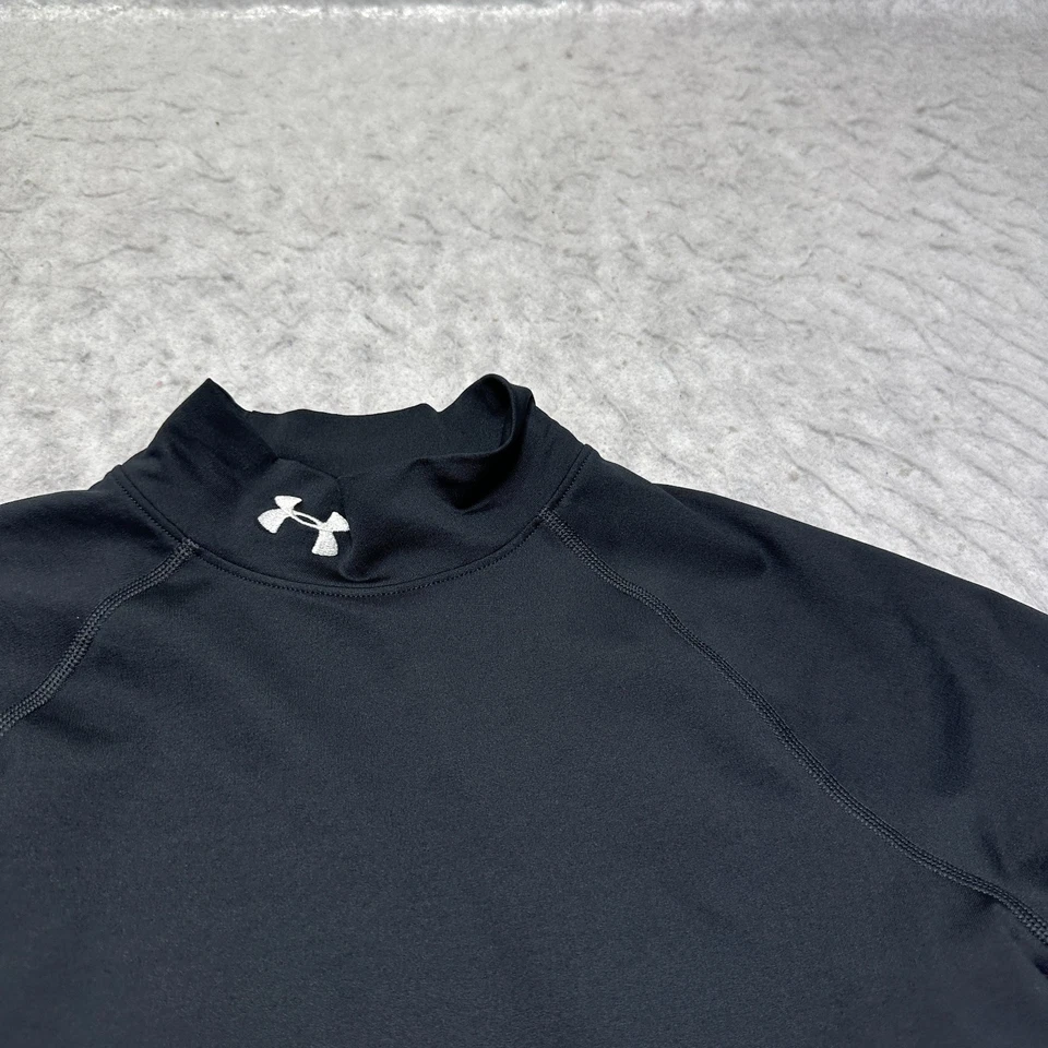 Рубашка тепловая Under Armour UA Coldgear черная компрессионная имитация женская размер средний - Изображение 4 из 4