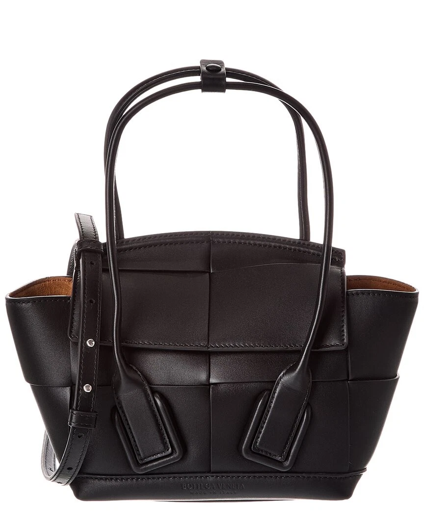 Bottega Veneta Arco Mini Leather Tote Women's Black