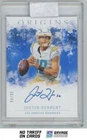 2020 Panini Origins Auto Justin Herbert RC /49 #RA-JH Los Angeles Chargers
