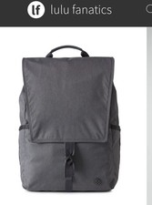 Lululemon Gray Backpack Multiple Pockets, Zipper Closures, Comfortable Strap