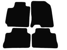 Velour Fußmatten für Kia Stonic 2017-…, Schwarz x14 Rand