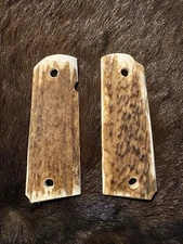 1911 Elk Antler Grips | Stag | Standard Full Size | Handmade | Premium A Grade