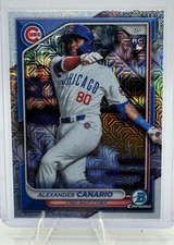 Alexander Canario 2024 Bowman Chrome Baseball - Mojo Refractor Rookie Card# 21