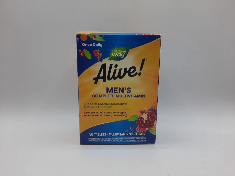 ¡Vivo! Multivitamínico Energy Complete para hombre 50 unidades EXP 04/2026 Foto 2 de 4