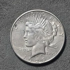 1926 Peace Silver Dollar 90% Almost Unc  Philadelphia Mint