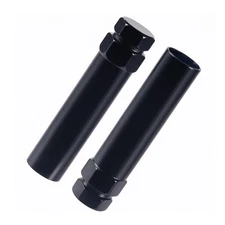 6 Spline Lug Nut Socket Key Wheel Lock Aftermarket Small 6 Point Black 