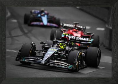 Formula 1 Framed Wall Art Poster Canvas Print Picture