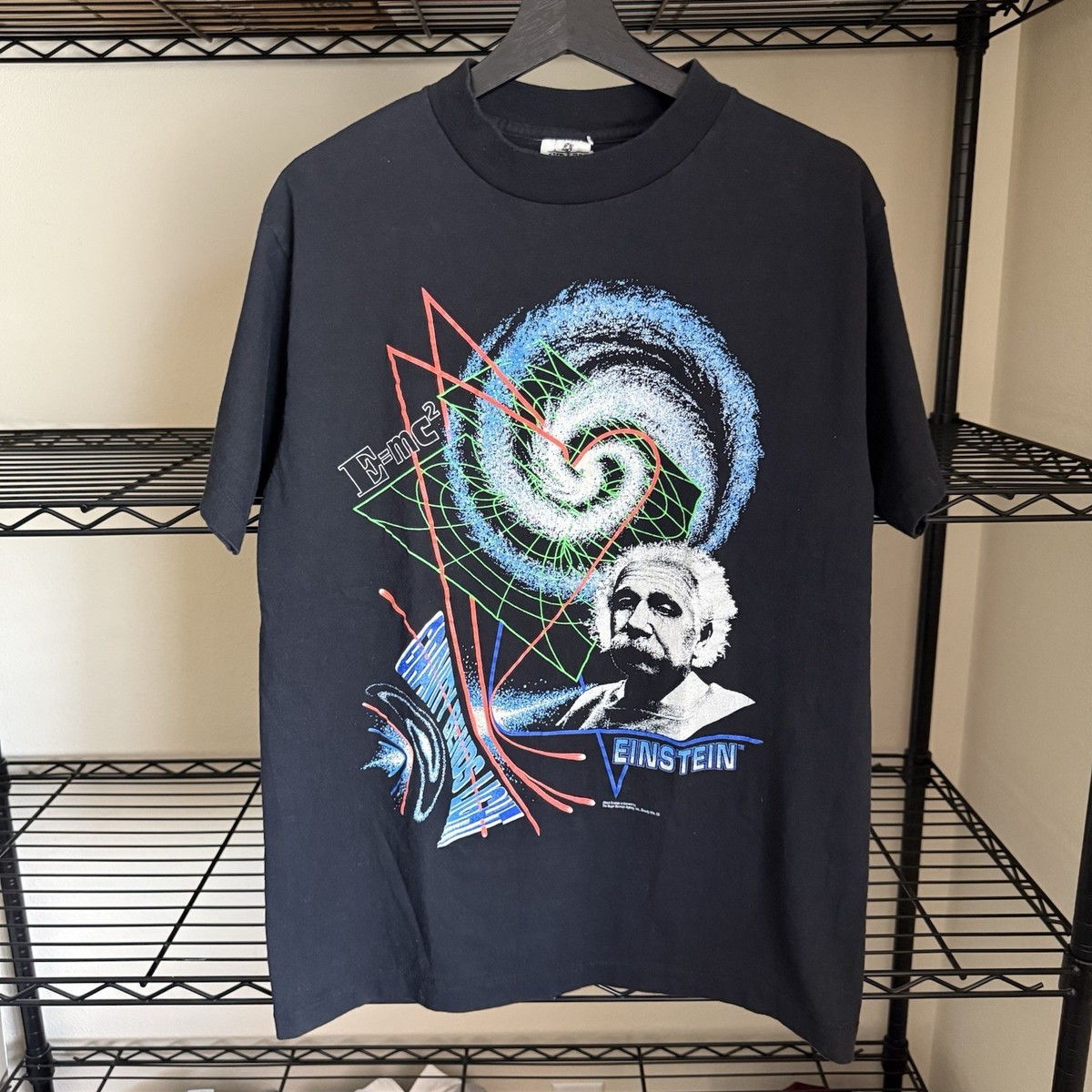 Vintage Albert Einstein Graphic Tee L Andazia USA Made 90s T Vintage Albert Einstein Graphic Tee L Andazia USA Made 90s T