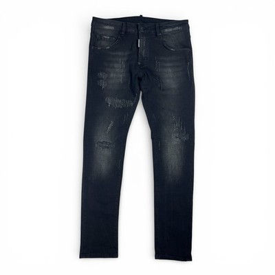 Dsquared Distressed Denim Jeans  Dan Jean Size 48