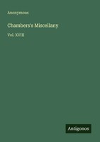 Chambers's Miscellany Vol. Xviii Anonymous Taschenbuch Englisch 2025
