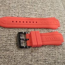 Swiss Legend Neptune Watch Strap Band Silicone Red for 53mm model ONLY