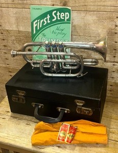 Vintage 1975 Cased 3-Valve Cornet - Lafleur & Boosey & Hawkes