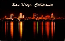 San Diego California CA : PANORAMIC SCENE d/24 BF4123