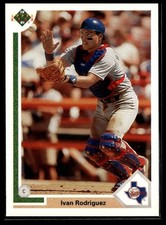 1991 Upper Deck Final Edition Ivan Rodriguez #55F Final Edition Texas Rangers