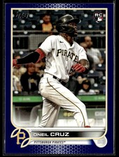 2022 Topps Series 2 Oneil Cruz #537 NM Royal Blue Rookie Card RC. rookie card picture