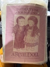 Soft Sculpture Doll Kit Pattern 16" A Real Doll Everything Included Boy or Girl