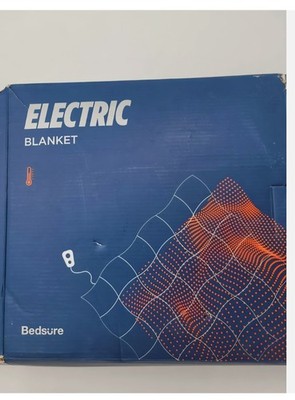 Bedsure Electric Blanket, Gray, Electric Heated Throw Blanket