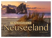 Trauminseln Neuseeland (Wandkalender 2026 DIN A3 Quer), Calvendo Monatskalender