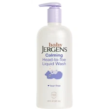 Baby Jergens Calming Head to Toe Liquid Baby Wash Body Wash and Shampoo 20 oz