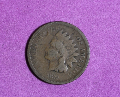 1873- Indian Head One Cent Penny #P34111