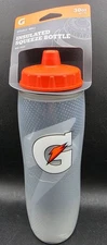 Gatorade 30oz Double-Wall Insulated Squeeze Bottle With Red Lid BPA-Free