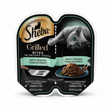 Sheba Perfect Portions Grilled Bites Tender Tuna in Gravy Wet Cat Food