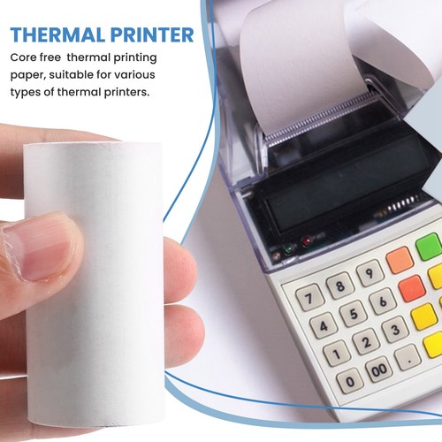 10 Rouleaux de Papier Thermique Caisse Enregistreuse POS ReçUs Papiers 57X39125 - Photo 2/8