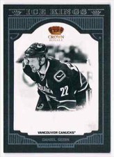 2011-12 PANINI CROWN ROYALE ICE KINGS DANIEL SEDIN VANCOUVER CANUCKS #4
