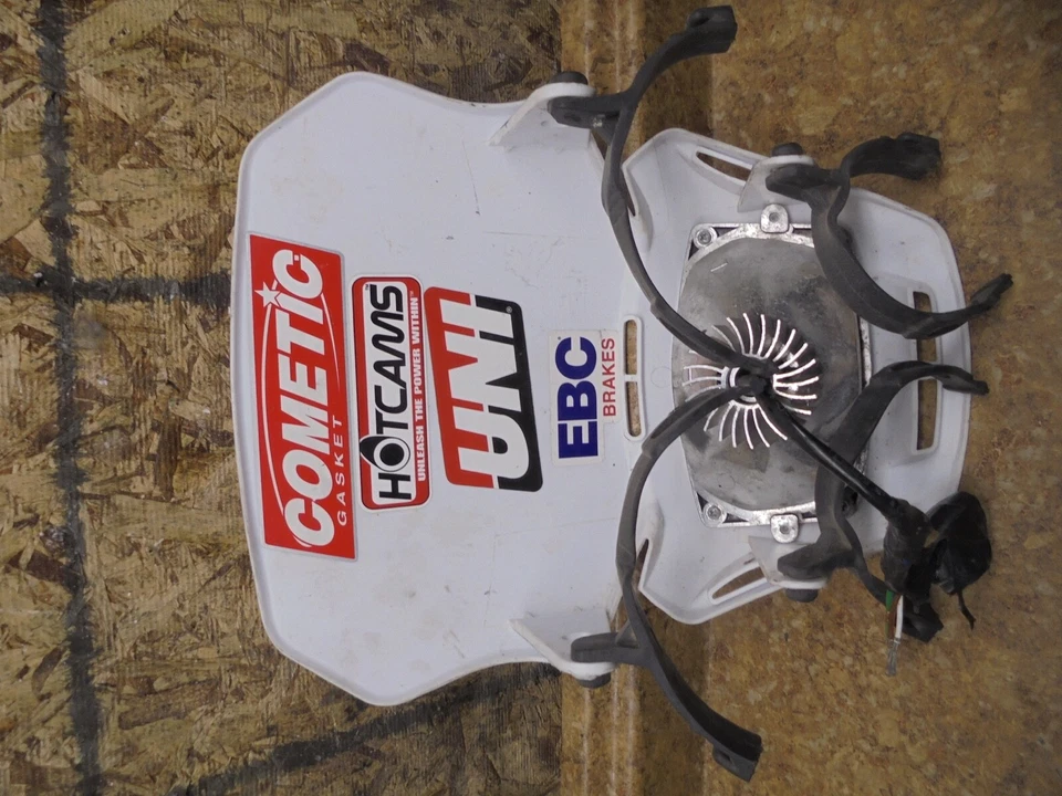 Protector de luz de cabeza de visera de viento para faros deportivos dobles para moto de cross  Foto 2 de 2