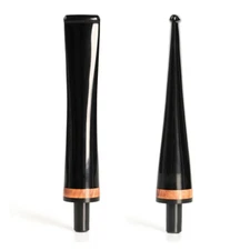 2 Pcs Acrylic Tapered Straight Stem for Tobacco Pipe Mouthpiece Stem 3-7.2mm