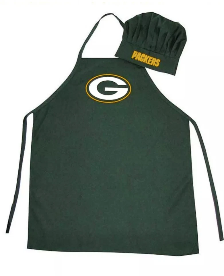 Delantal y sombrero de chef para barbacoa del equipo de la NFL,NBA Foto 4 de 4