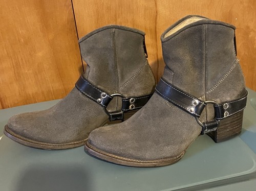 Freebird By Steven SPIRIT Grey Suede Boots Size 7 - Picture 4 of 6
