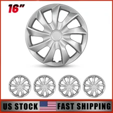 Replacement Full Lug Skin Stylish 4PC Set 16Inch Hubcap Wheel Cover Hubcap
