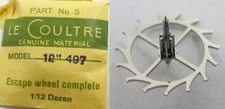 LeCoultre 497 watch movement Futurematic part: escape wheel / # 705 / #5