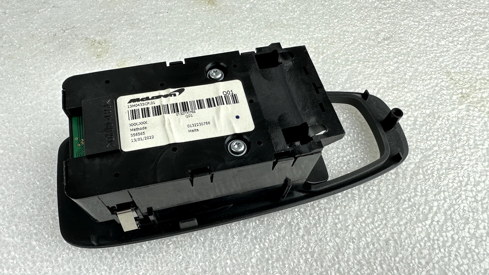 Genuine McLaren 540c 570s Driver Side Power Window Switch 13M0433CP NEW