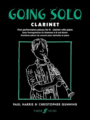 GOING SOLO CLARINET MUSIC BOOK FIRST PERFORMANCE PIECES WITH PIANO FABER NEW